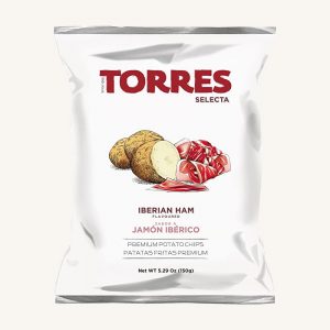 Torres Selecta Iberian ham flavoured premium potato chips, from Catalonia, bag 150 gr A